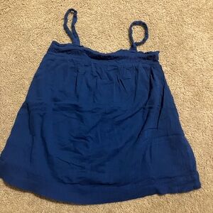Mini Boden 11-12 ages blue tank top hardly worn